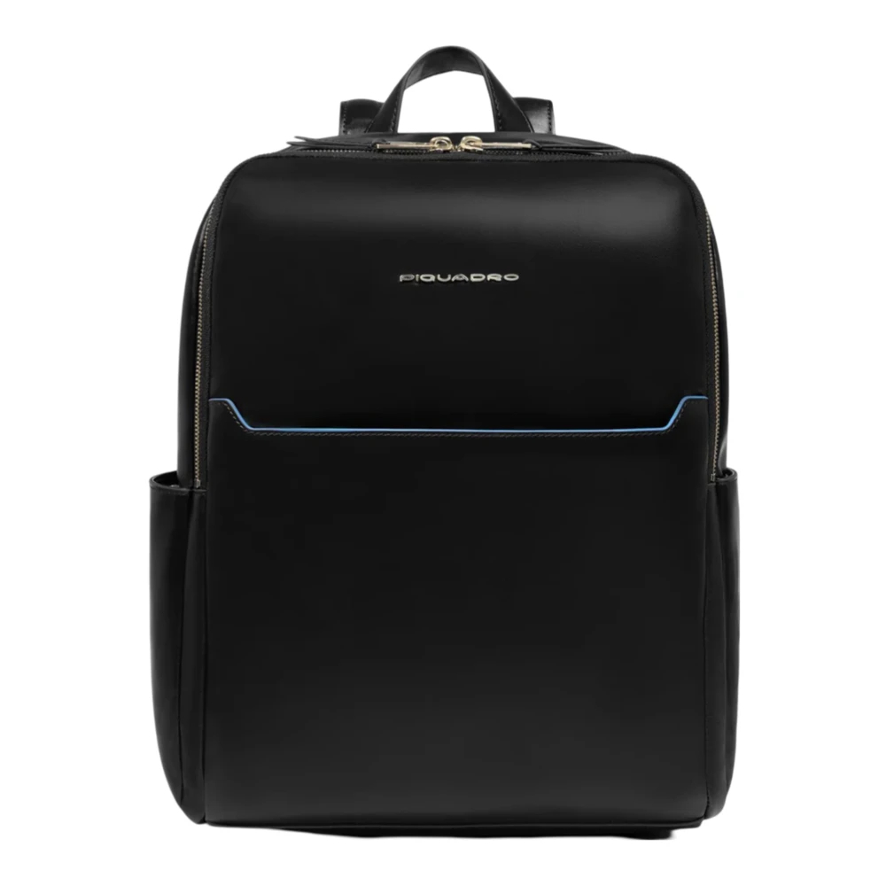 Piquadro Blue Square Damen Leder-Laptoptasche 14" Schwarz - Bild 5