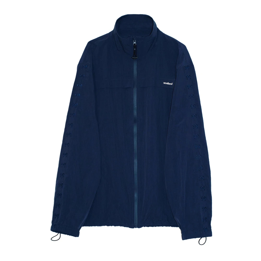 Soulland Unisex Blau - Cohen Windbreaker Jacke - Jackets - L/Xl