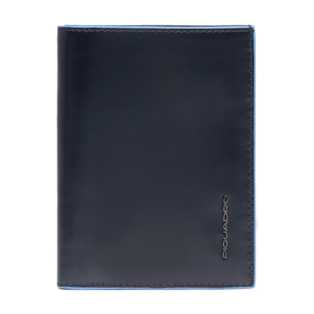Piquadro Unisex Blau - Square Vertikales Portemonnaie - Accessories - One Size