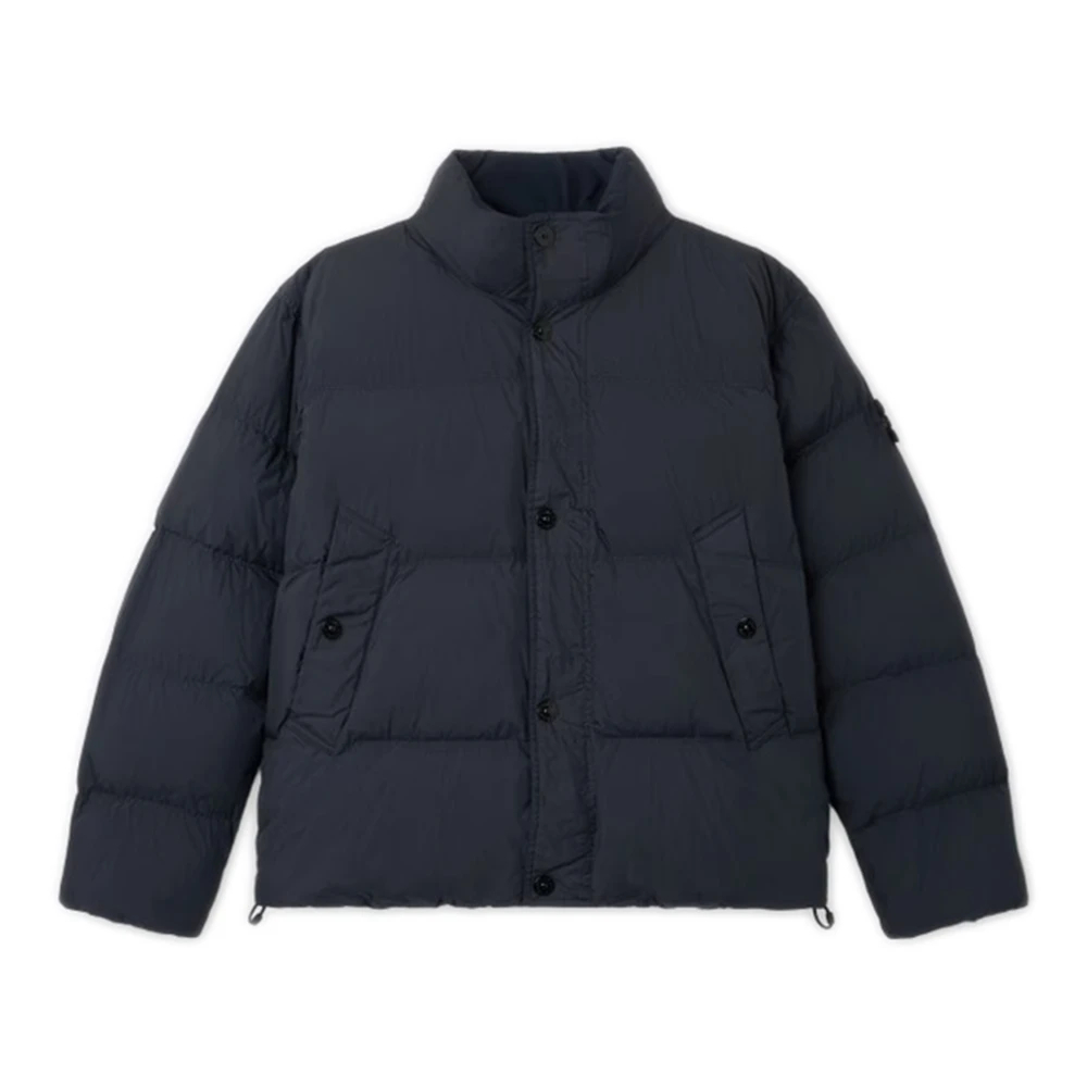 Stone Island - Gesteppte Daunenjacke - Jackets - Herren - Blau - M - Bild 4