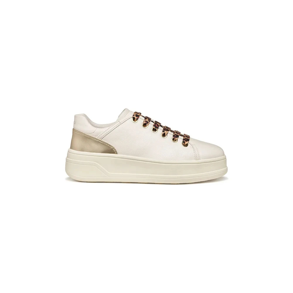 Geox Damen White,Gold Sneakers D Spherica Ecub-2 White/ Gold Eur Größe 41 - Bild 3