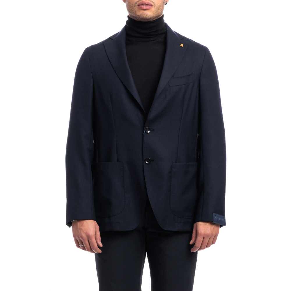 Sartoria Latorre Herren Blau - Giacca In Lana - Jackets - Xl