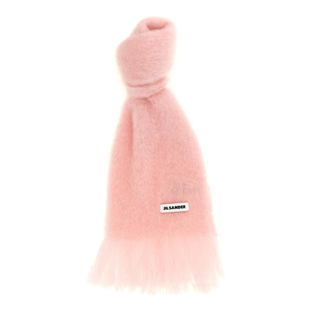 Jil Sander Damen Rosa - Mohair- Und Wollschal - Accessories - One Size