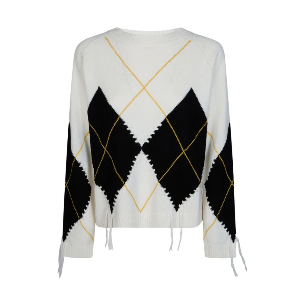 Pinko - Berna Pullover Argyle Traforato - Knitwear - Damen - Mehrfarbig - S - Bild 5