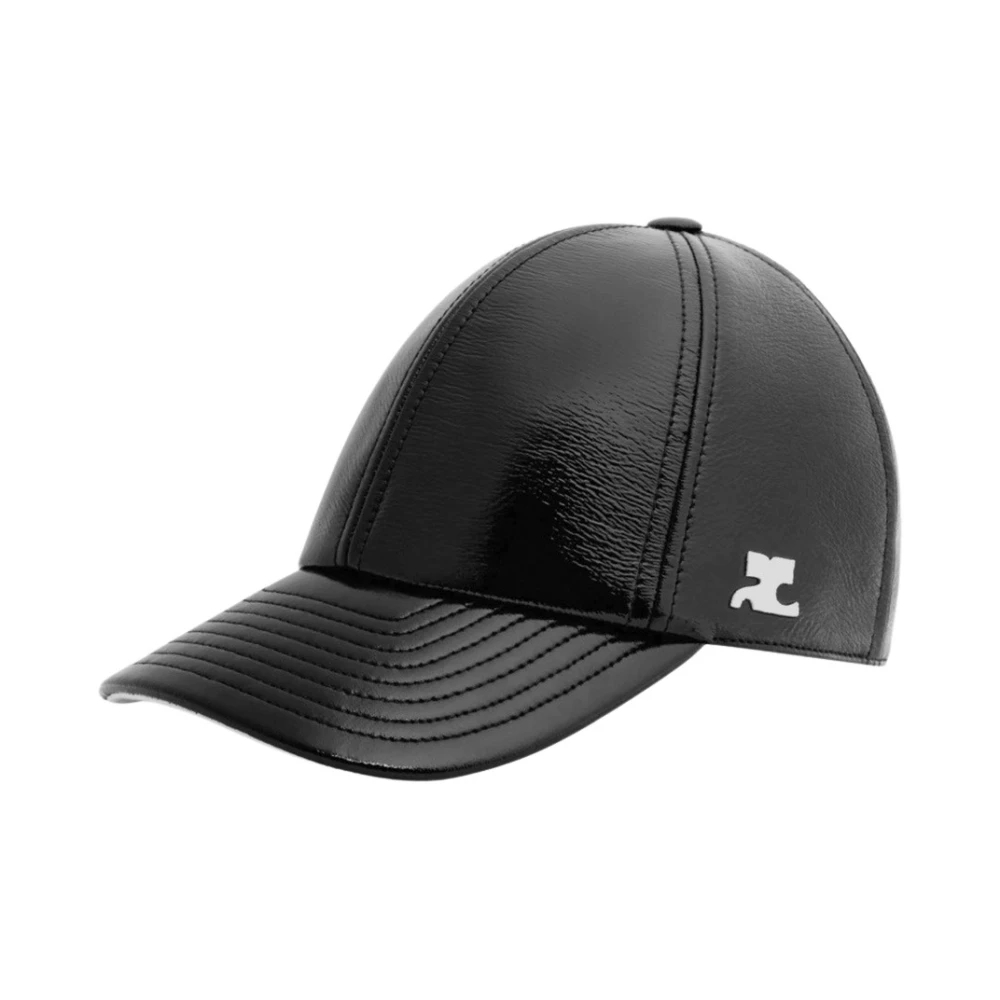 Courrèges Damen Schwarz - Vinyl Hut Neuauflage - Accessories - K -S