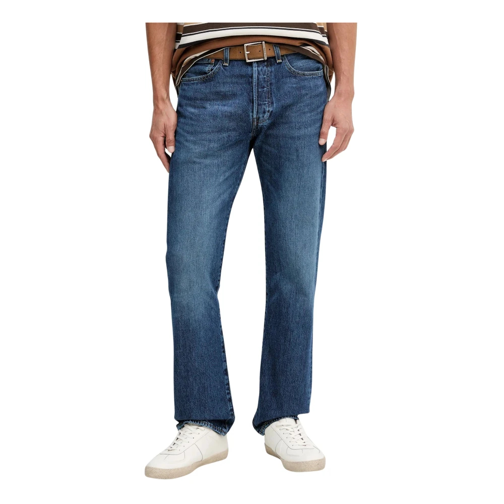 Levi's® Herren Jeans 501® Straight Fit Baumwolle 32/32 Jeansblau - Bild 9