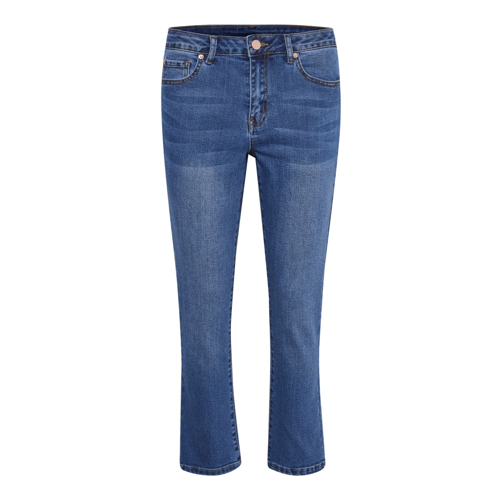 Kaffe Damen Blau Shorts Jeans Sinem - Bild 4
