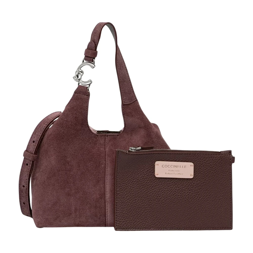 Coccinelle Damen Berry Henkeltasche Aus Wildleder C-Easy Suede Small - Bild 6