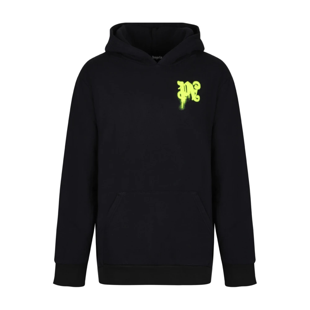 Palm Angels Herren Schwarz - Thinking Pencil Hoodie - Sweatshirts & Hoodies - K - L