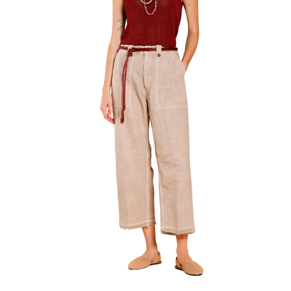 Mason's Damen Beige - Vivienne Work Cargo Pants - Trousers - 2XL