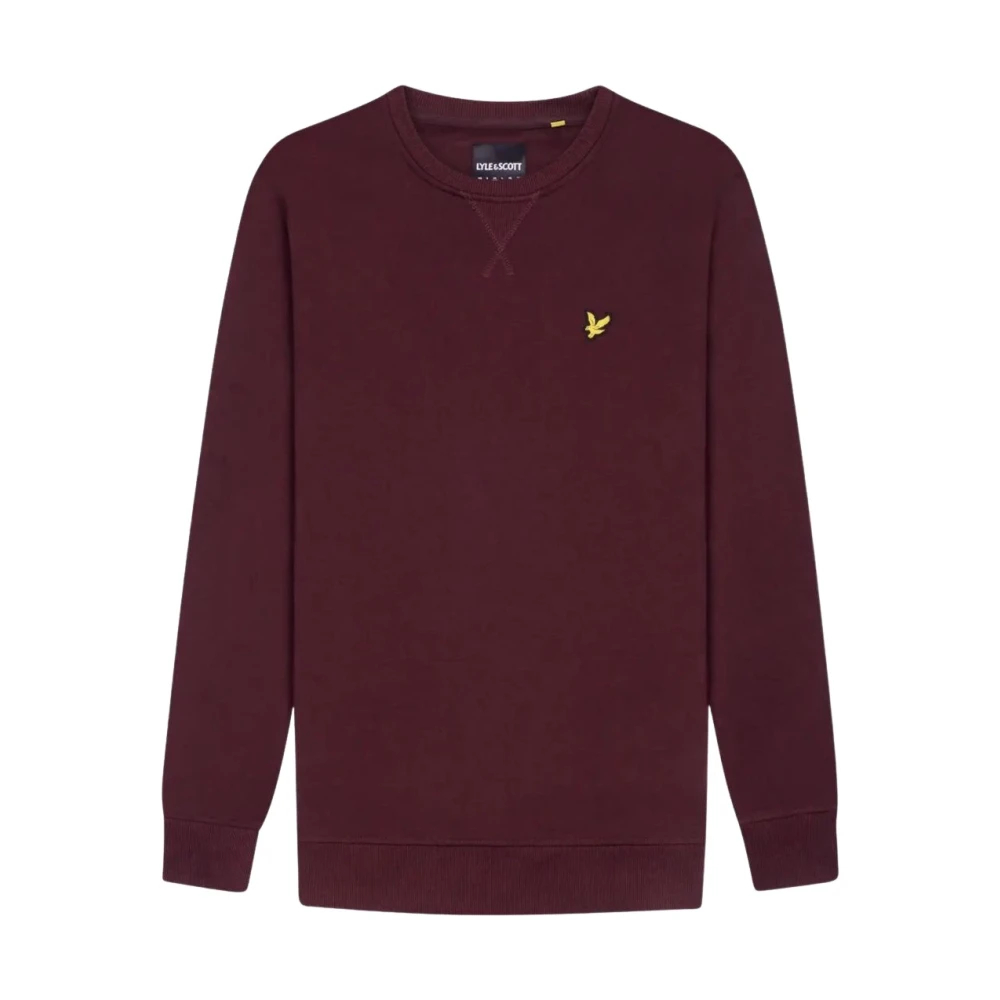 Lyle & Scott Herren Rot Sweatshirt Mit Rundhalsausschnitt - Bild 9