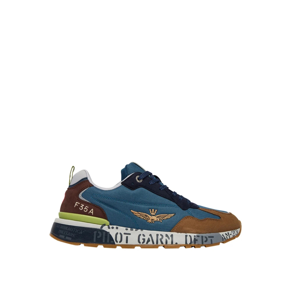Aeronautica Militare Herren Multicolor - Air Force Sneakers - Shoes - Mehrfarbig - 44 Eu