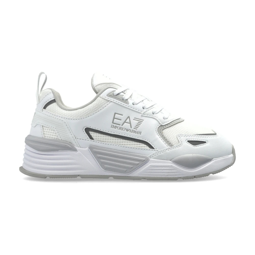Emporio Armani Ea7 Damen Weiß - Ace Runner Special Sneakers - Shoes - 34 1/2 Eu