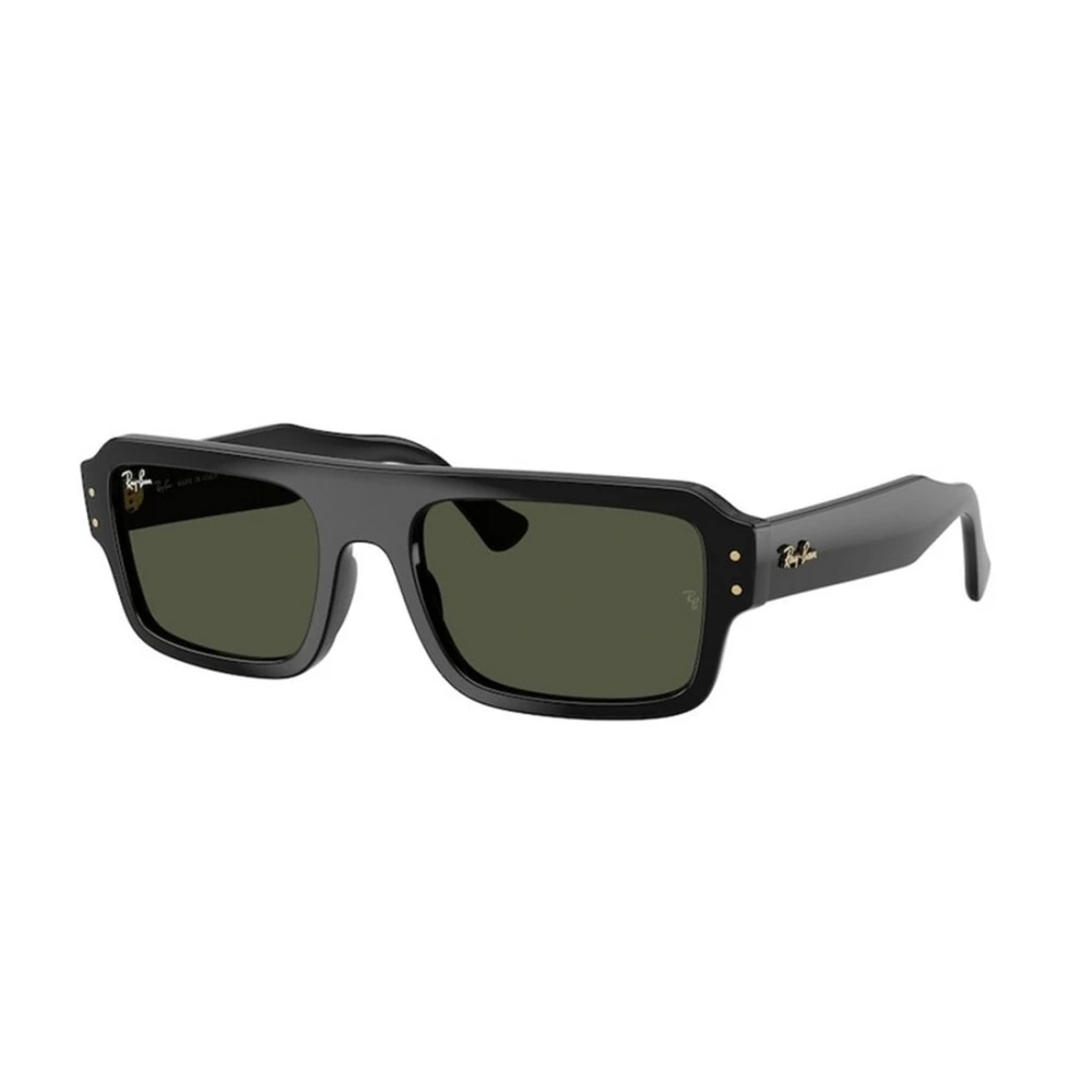 Ray - Ban Unisex Grün Ray - Ban Rb4454 Flacko 667731 Sonnenbrillen Acetat Schwarz Quadratisch Normal - Bild 7