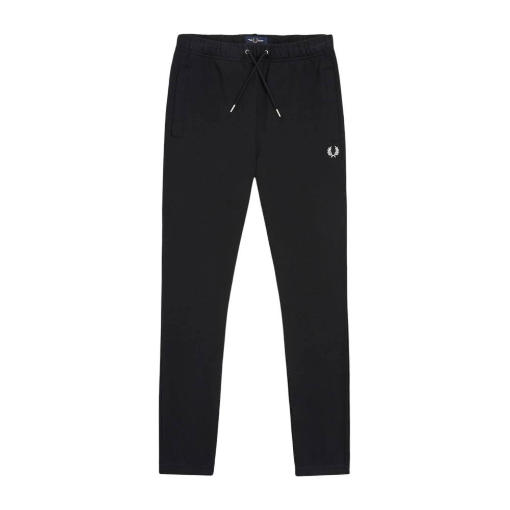 Fred Perry Herren Schwarz – Jogginghose Aus Loopback-Frottee In - Bild 9