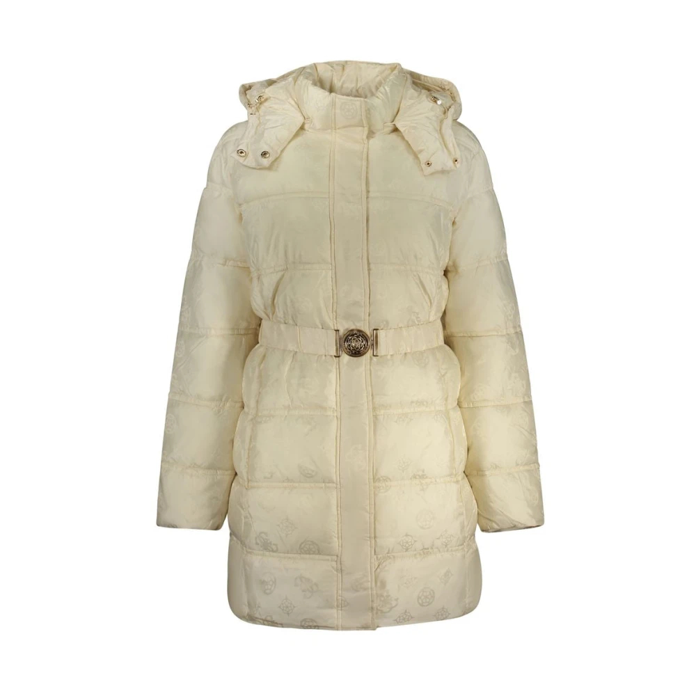 Guess, Damen, Winterjacken, Jeans Beige Poliammide Women's Jacket, Beige, (XS) - Bild 4