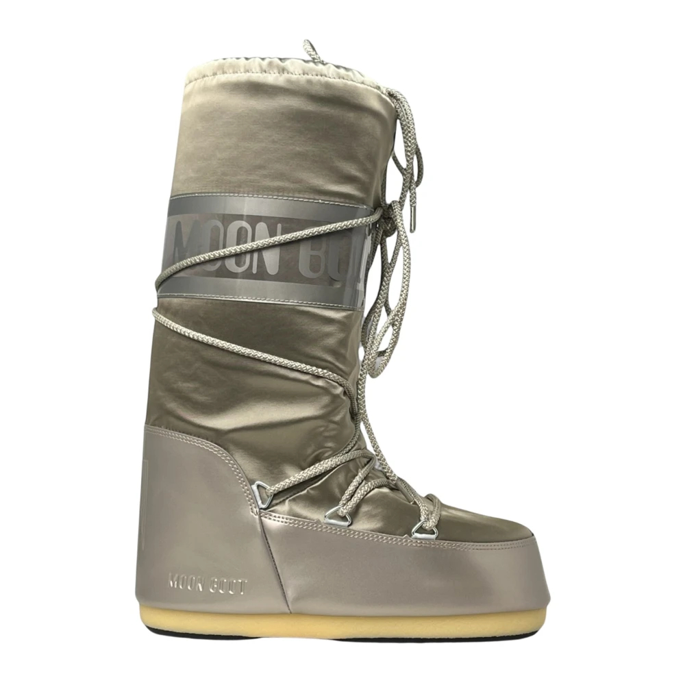 Moon Boot Damen Bronze Für 80D1401680 Icon Glance Stiefel (35/38), Flach, Keine, Lässig, Schnee - Bild 12