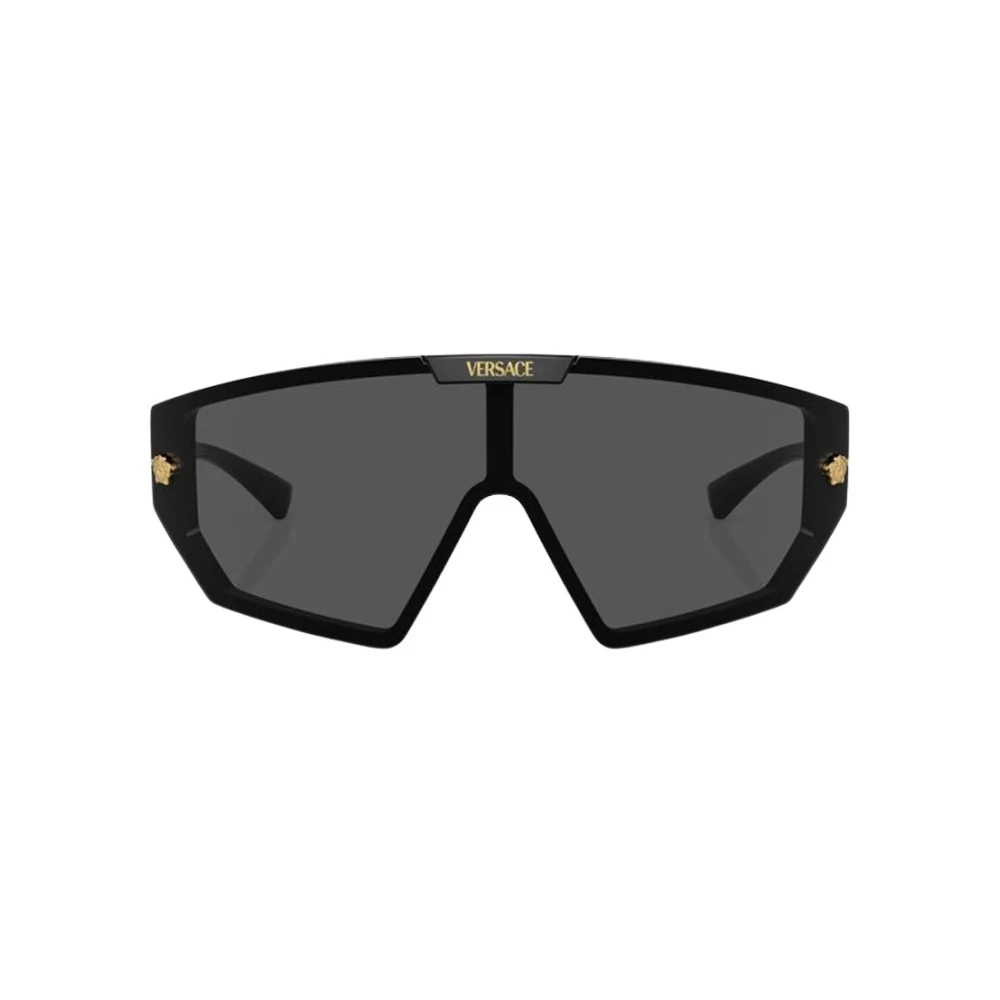 Versace Unisex Dark Grey,Mirror Gold Sunglass Ve4461 - Rahmenfarbe: Schwarz, Linsenfarbe: Dark Grey/Mirror Gold - Bild 14