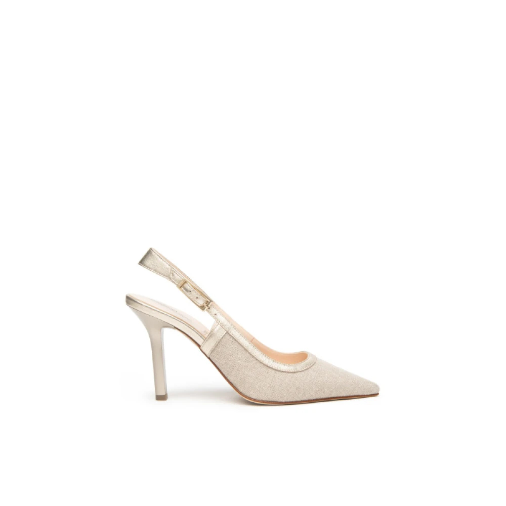 Nerogiardini Damen Beige - Slingback Pump - Shoes - 36 Eu