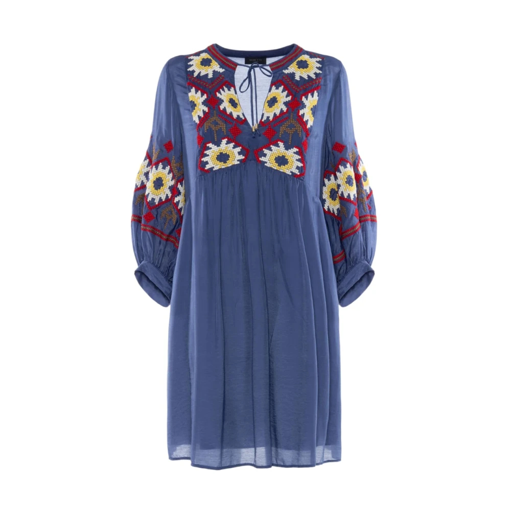 Nenette - Midi Kleider - Dresses - Damen - Blau - M