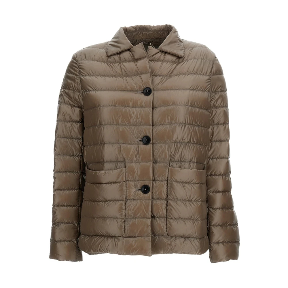 Herno Damen Grau - Cropped Steppdaunenjacke - Jackets - Xl
