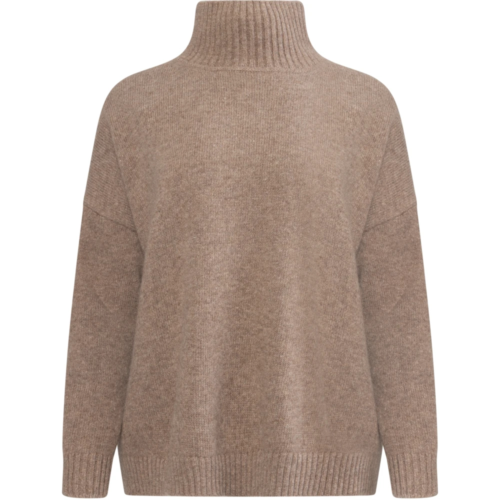 Weekend Max Mara Damen Braun Rollkragenpullover Borgia 2625366142 Relaxed Fit - Bild 4