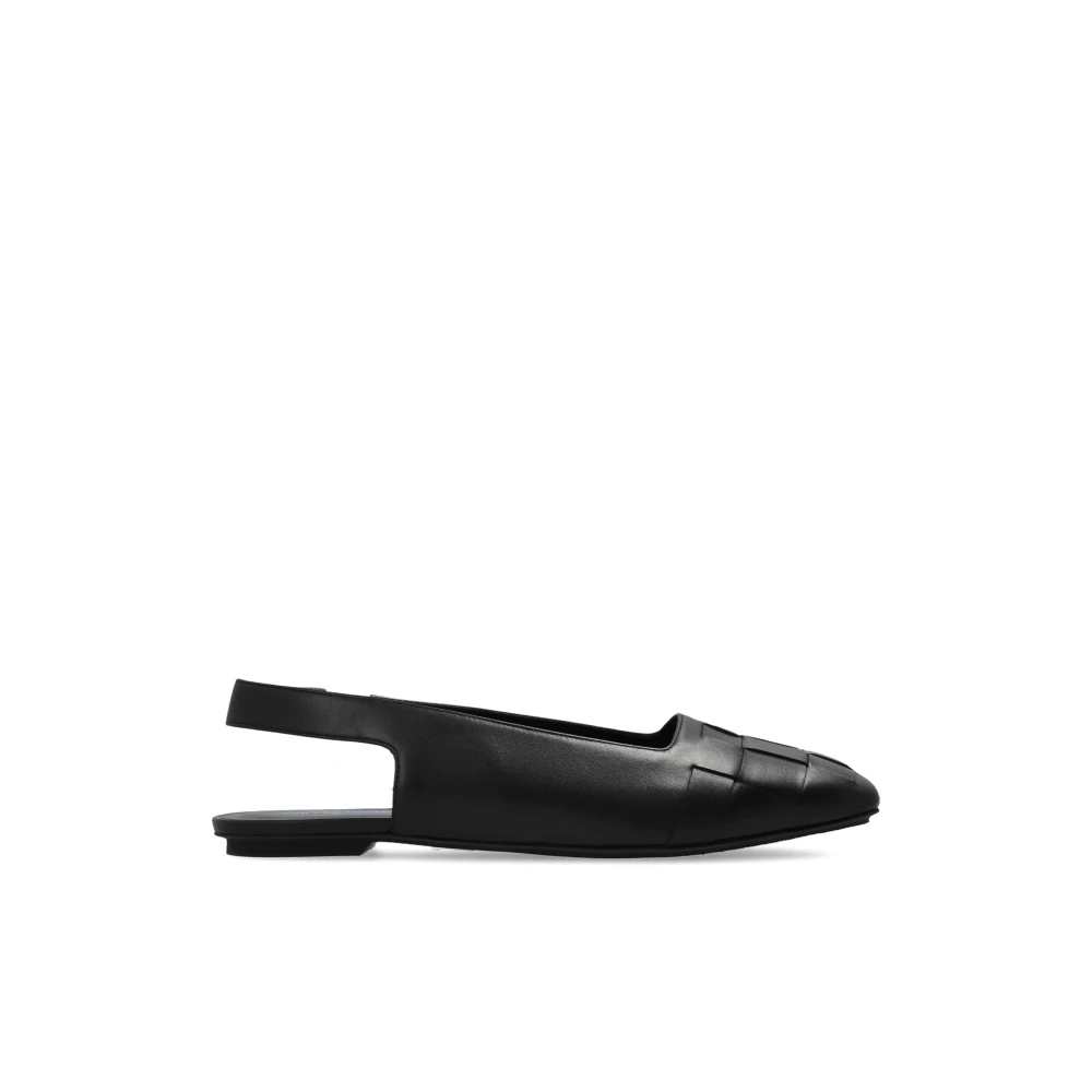 Emporio Armani Damen Schwarz - Slingback Ballerinas - Shoes - K - 38 Eu