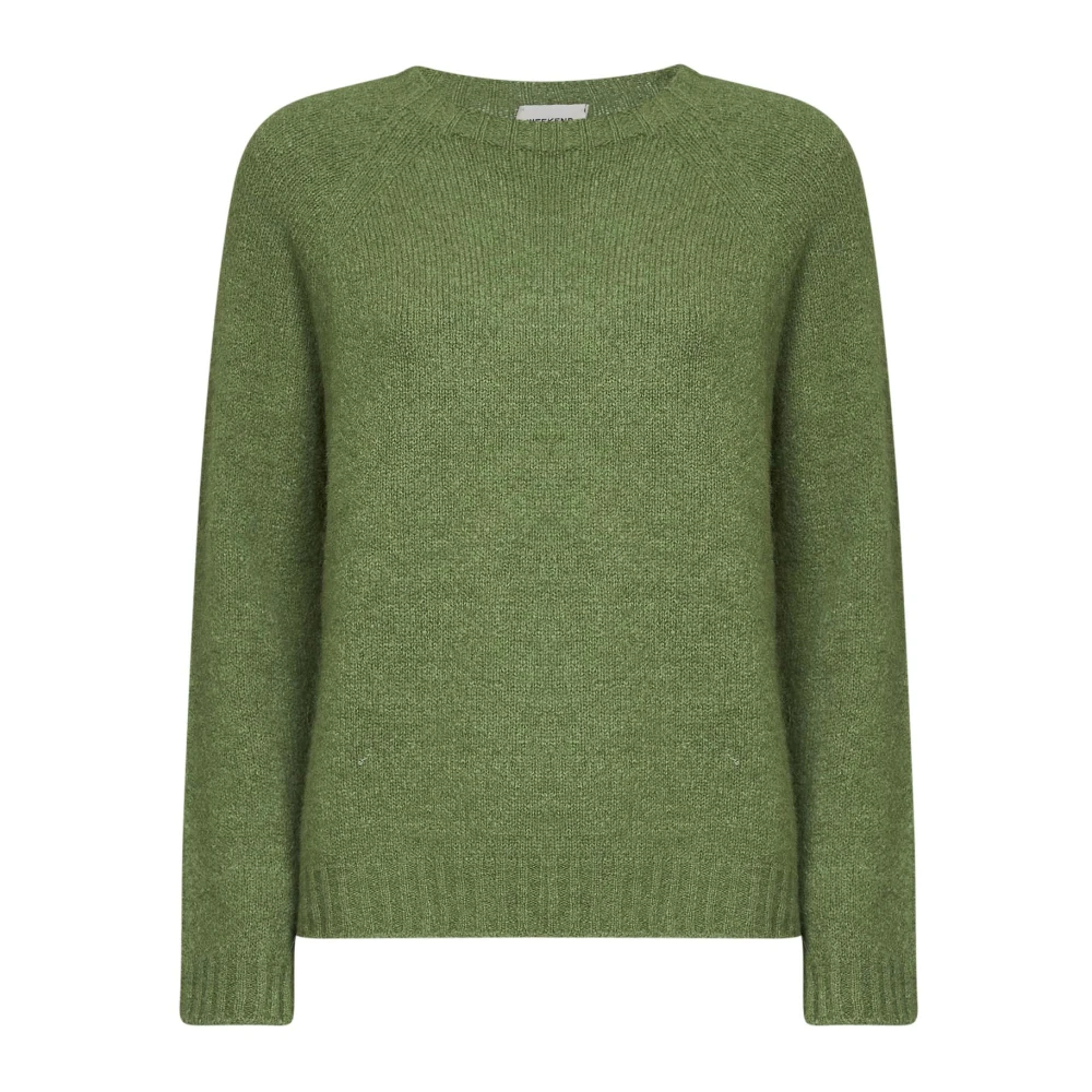 Weekend Max Mara Damen Grün - Rundhals-Strickpullover - Knitwear - Xs