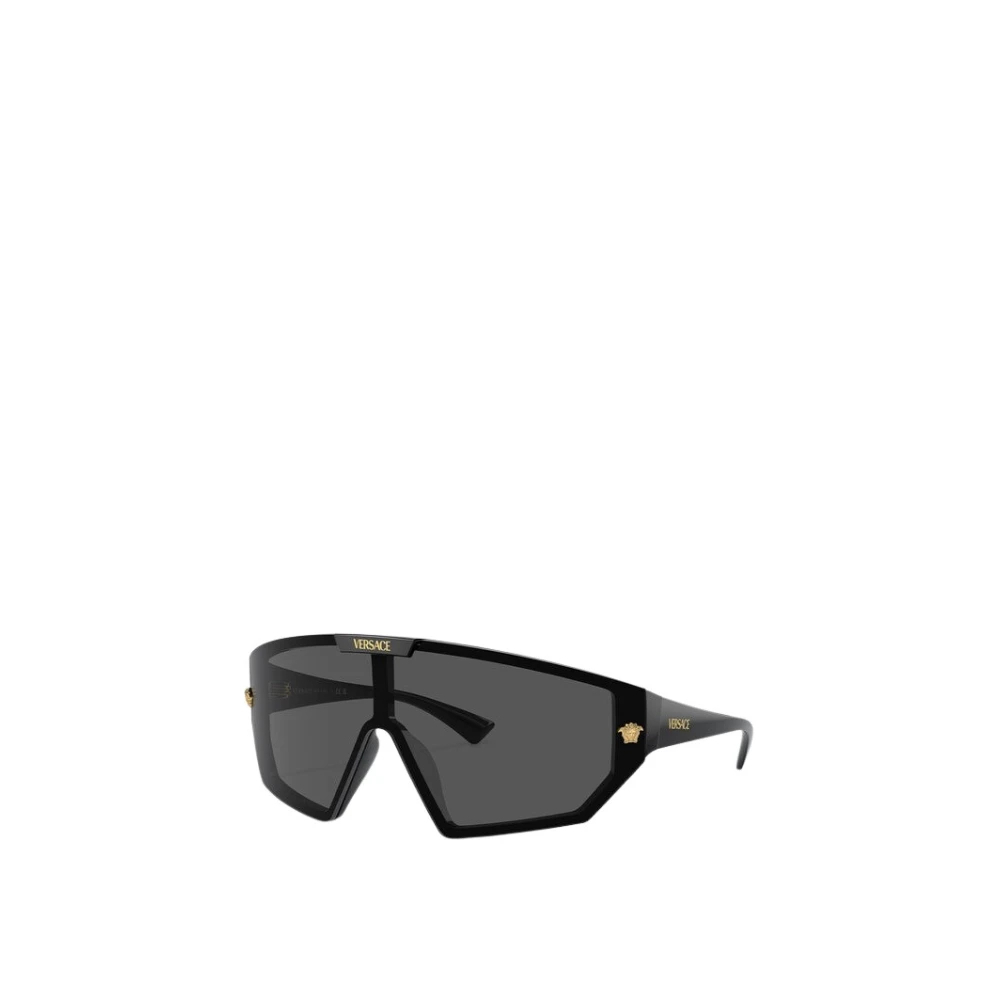 Versace Unisex Dark Grey,Mirror Gold Sunglass Ve4461 - Rahmenfarbe: Schwarz, Linsenfarbe: Dark Grey/Mirror Gold - Bild 10