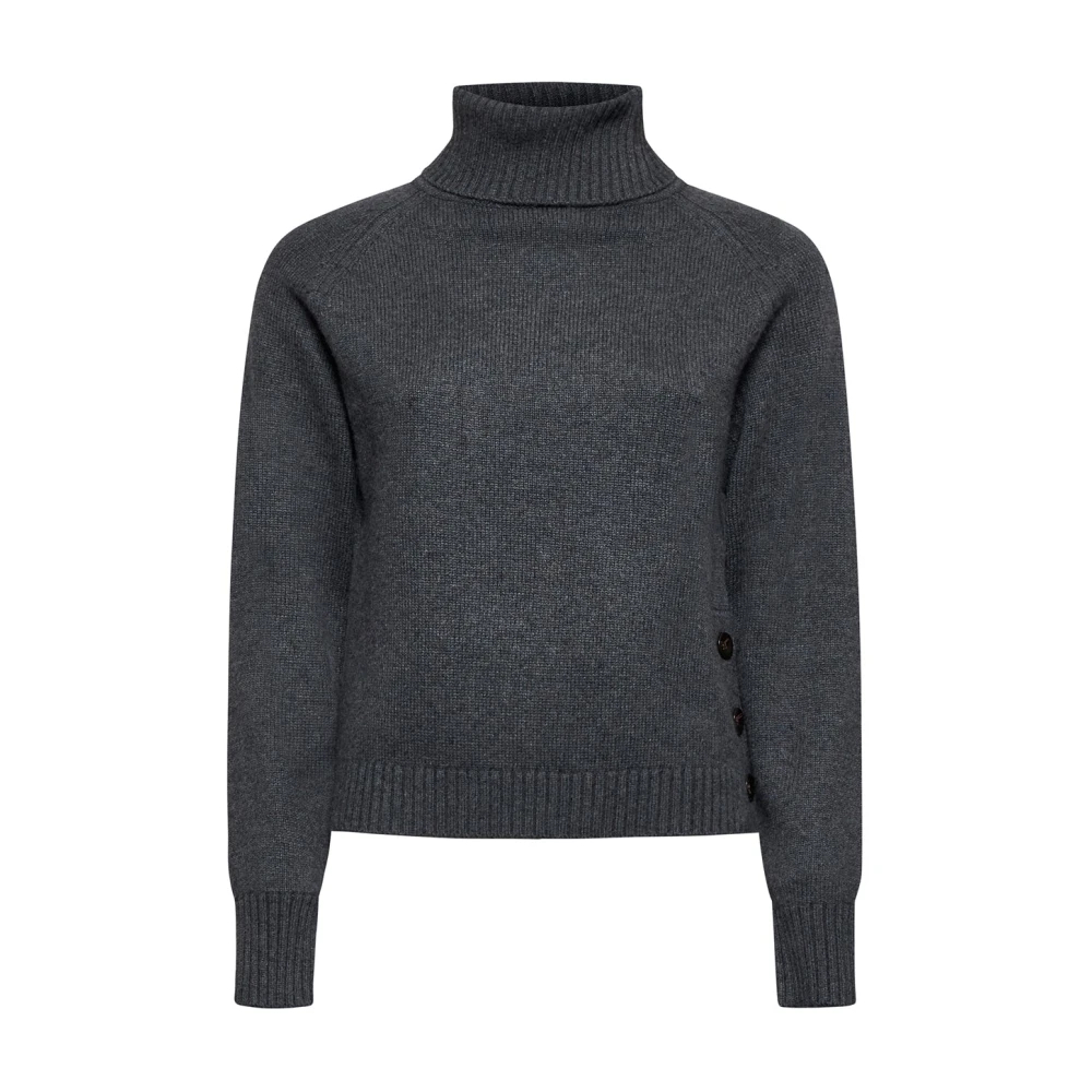 Silvian Heach Damen Grau - Essential Rollkragenpullover - Knitwear - 2XS