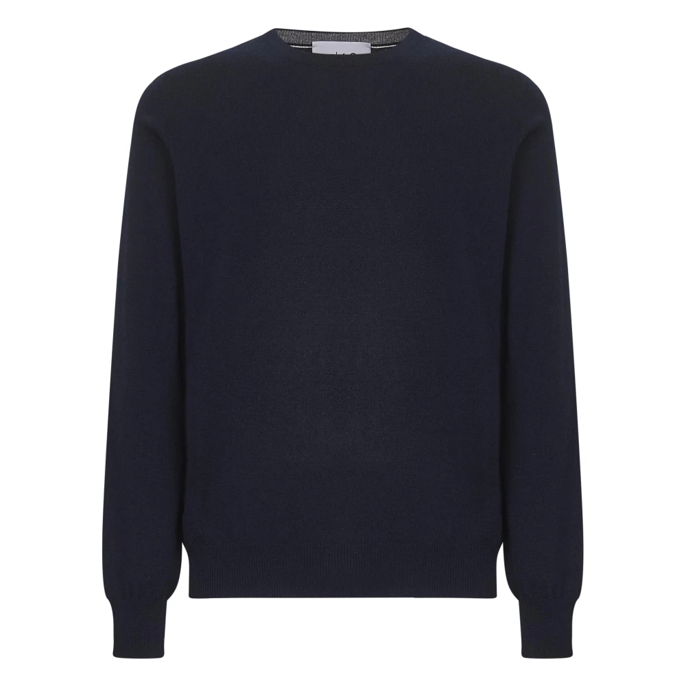D4.0 - Rundhals-Strickpullover - Knitwear - Herren - Blau - Xl