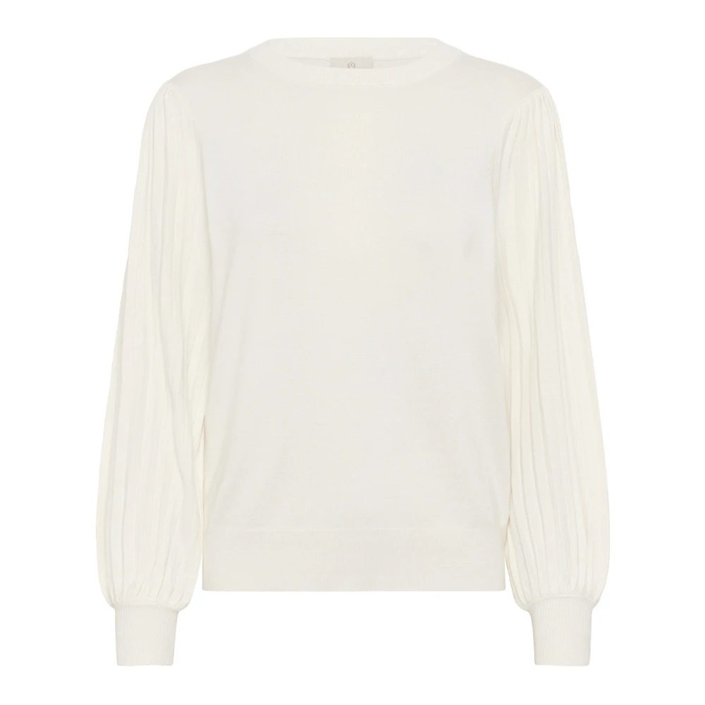 Kaffe Damen Weiß Strickpullover, Lone - Bild 5