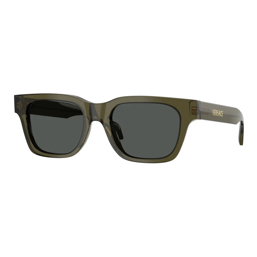 Versace Herren Grün Ve4486 554287 Sonnenbrillen Acetat Grau Quadratisch Normal - Bild 4