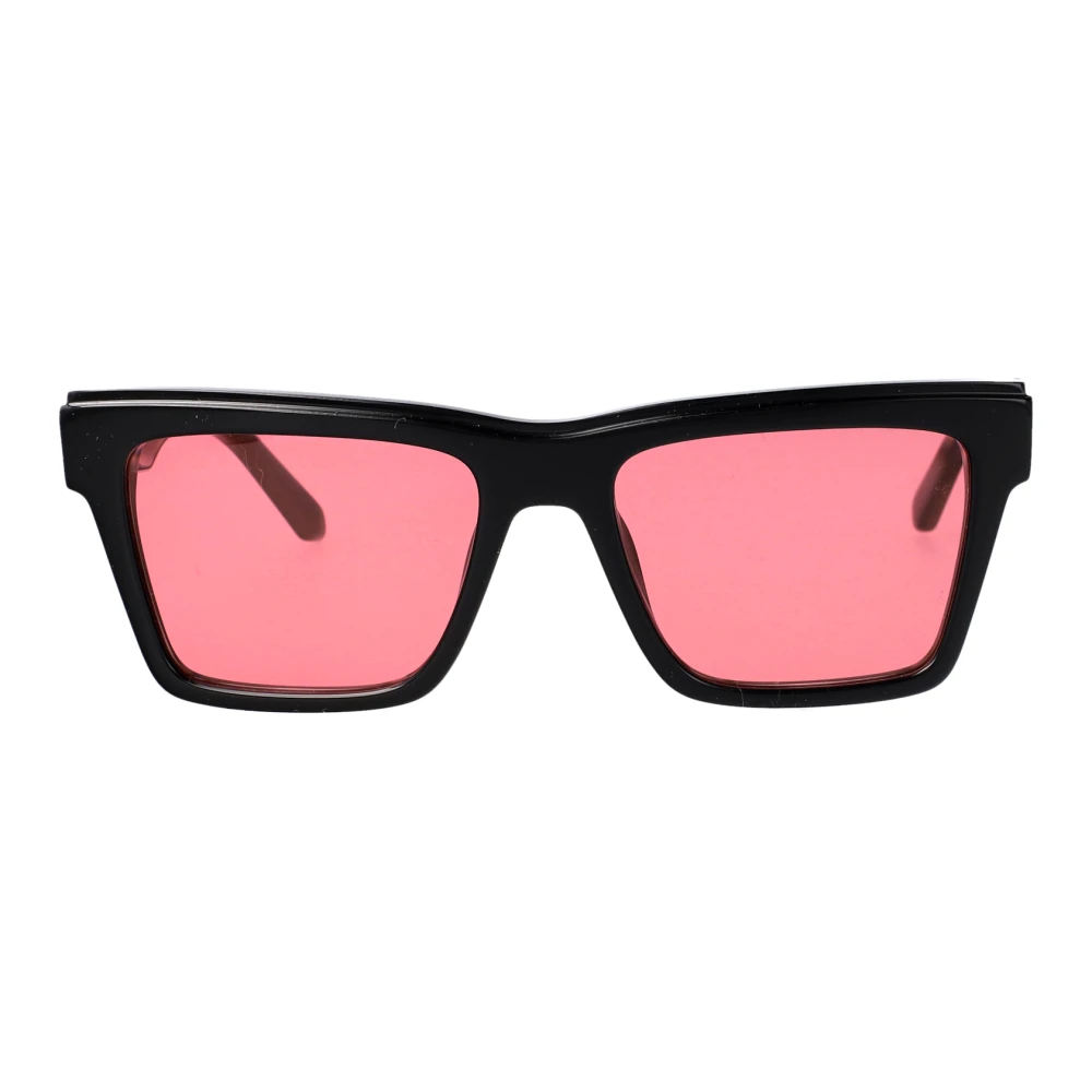 Off-White Unisex Rot Off-White Ow1037 Virginia 1025 Sonnenbrillen Acetat Schwarz Quadratisch Normal - Bild 3