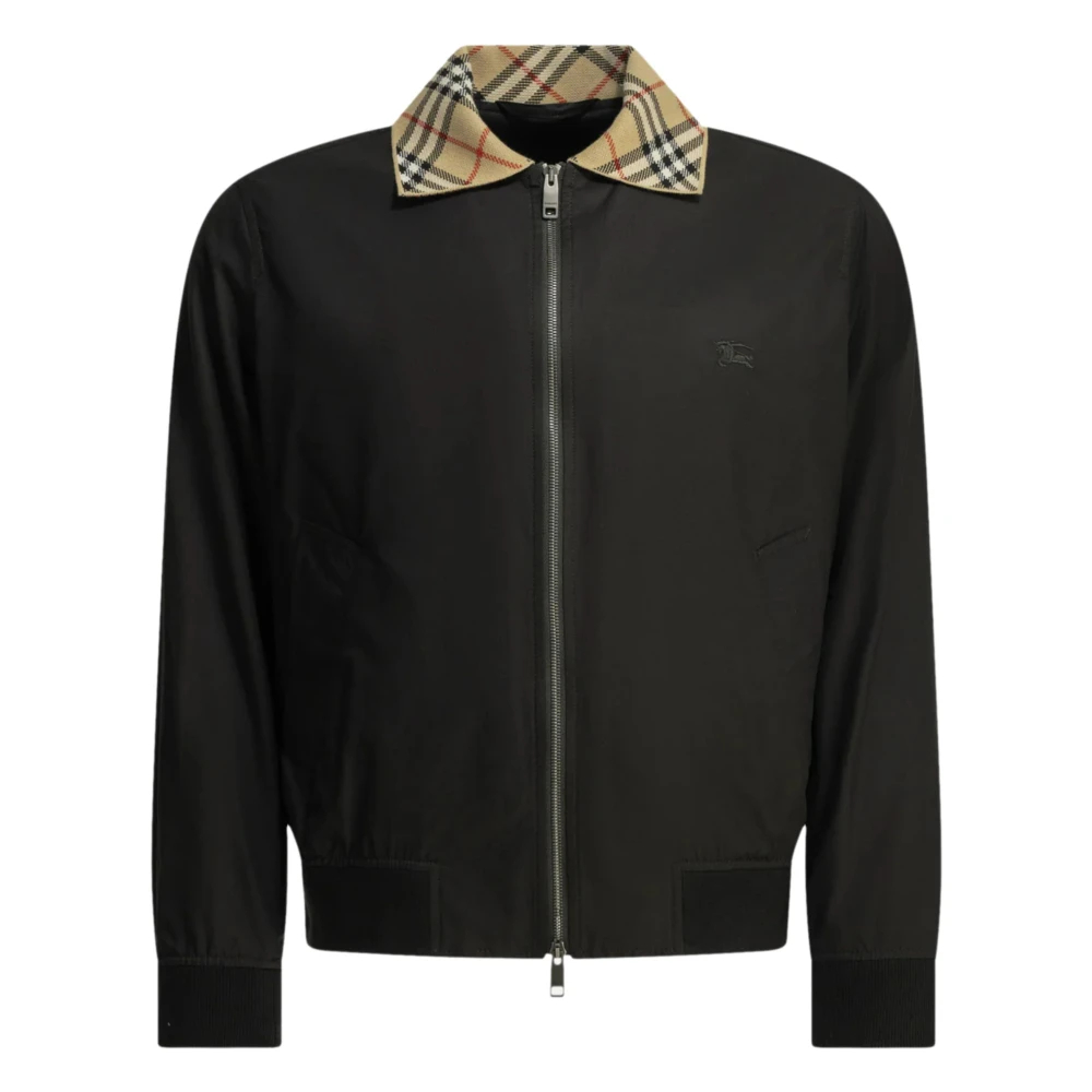 Burberry - Harrington Bomberjacke - Jackets - Herren - Schwarzk - L