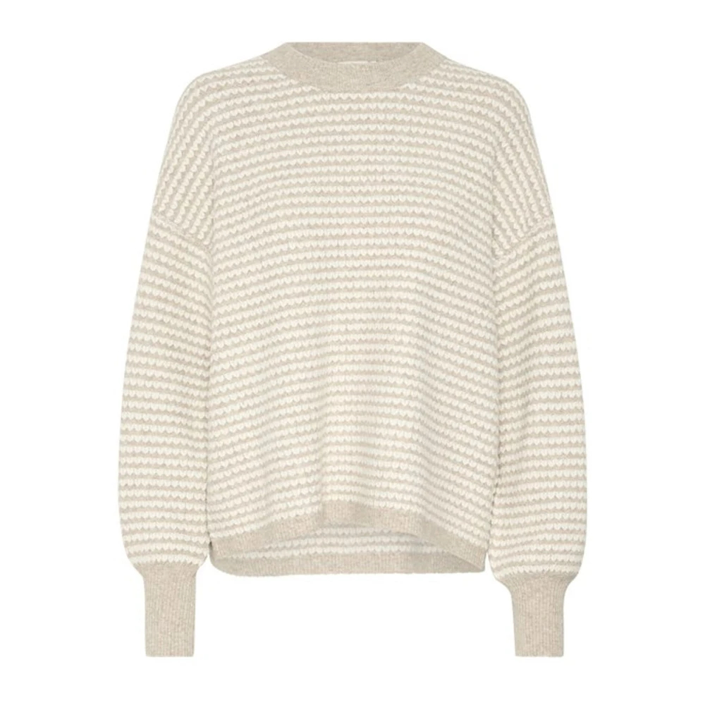 Kaffe Damen Beige Pullover Ellery - Bild 5