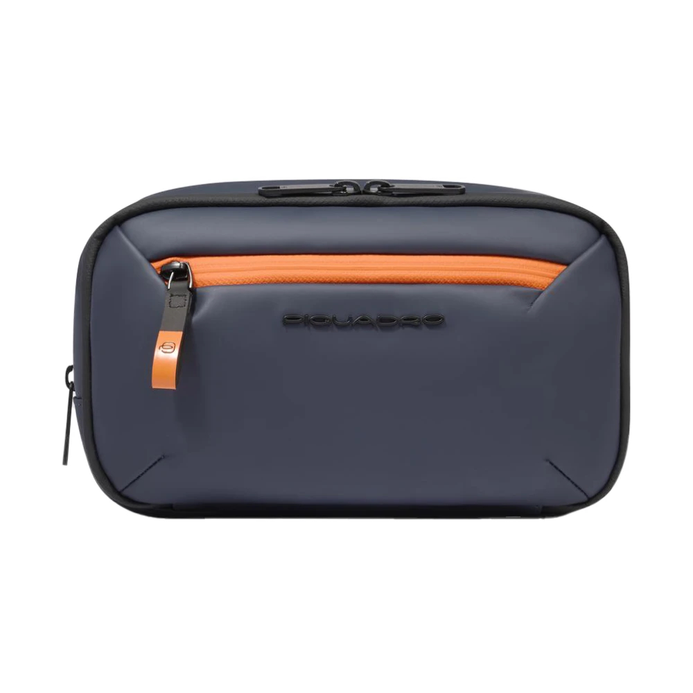Piquadro Herren Blau - Wasserabweisende Kulturtasche - Bags - One Size