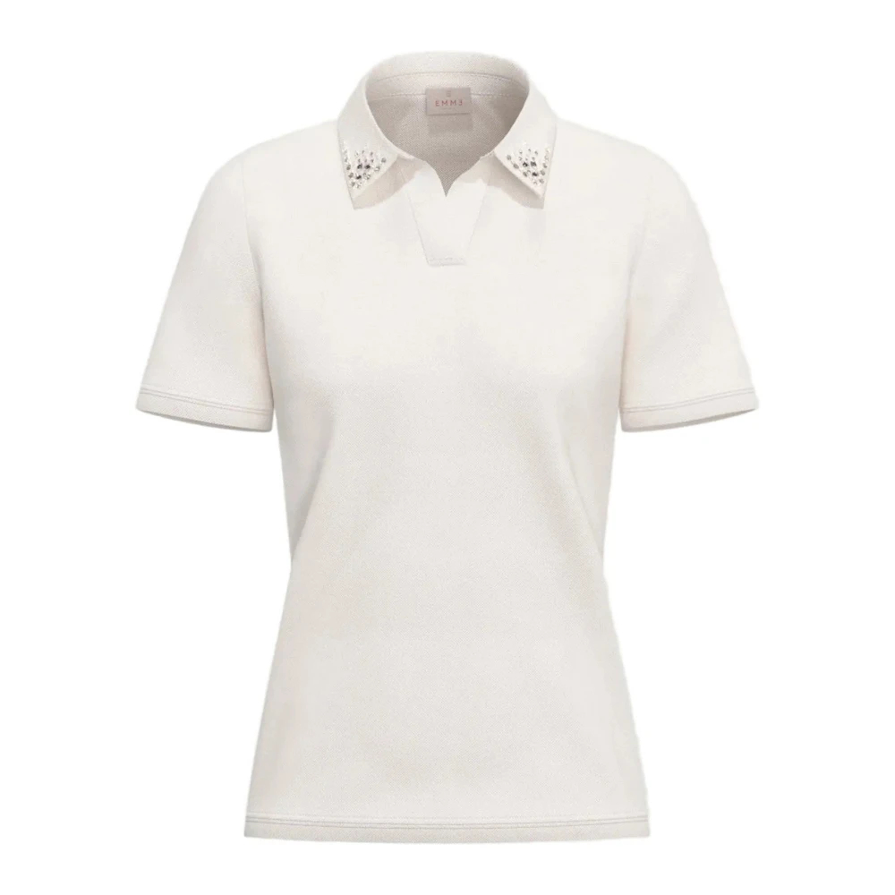 Emme Di Marella Damen Weiß - Emmonirica Polo Shirt - Tops - S