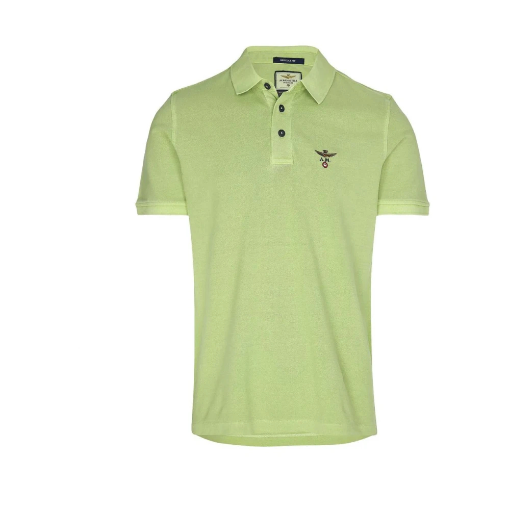 Aeronautica Militare Herren Grün - Polo In Piqué - Tops - Xl