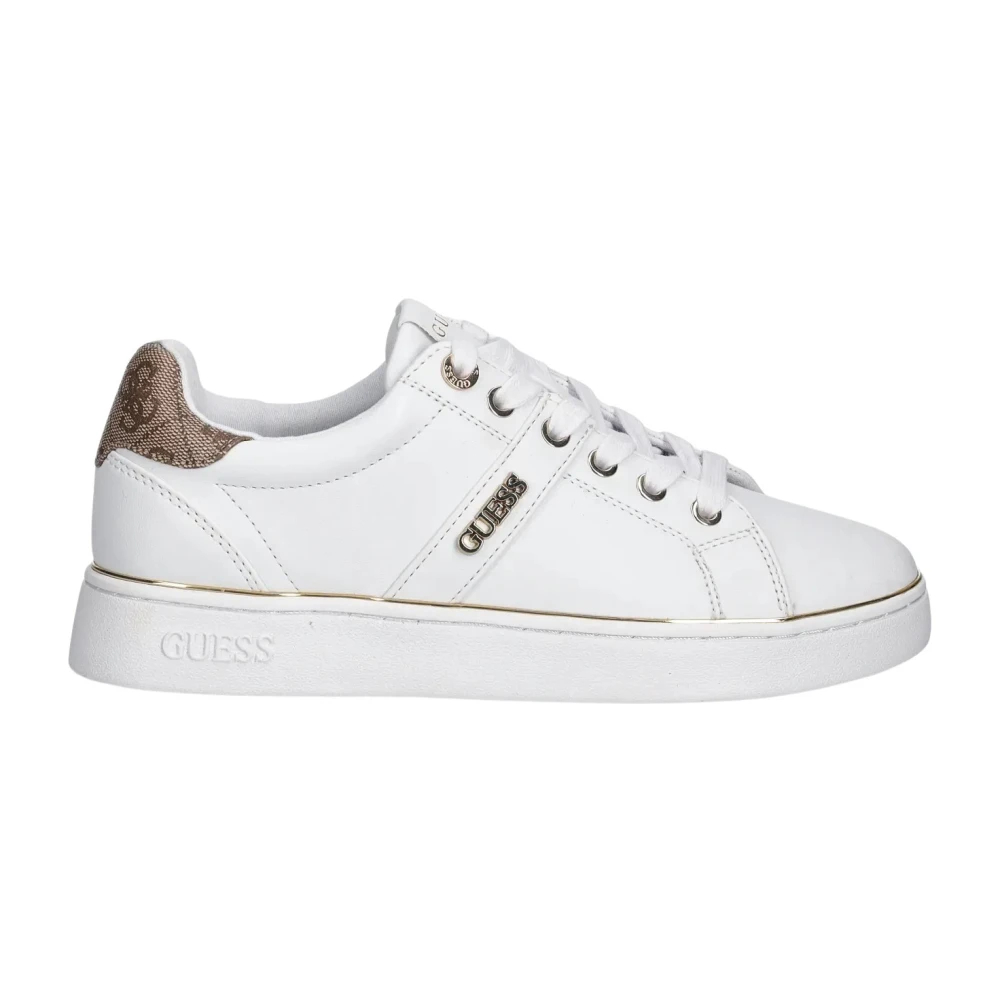Guess Damen Weiß Sneakers Britz - Bild 4