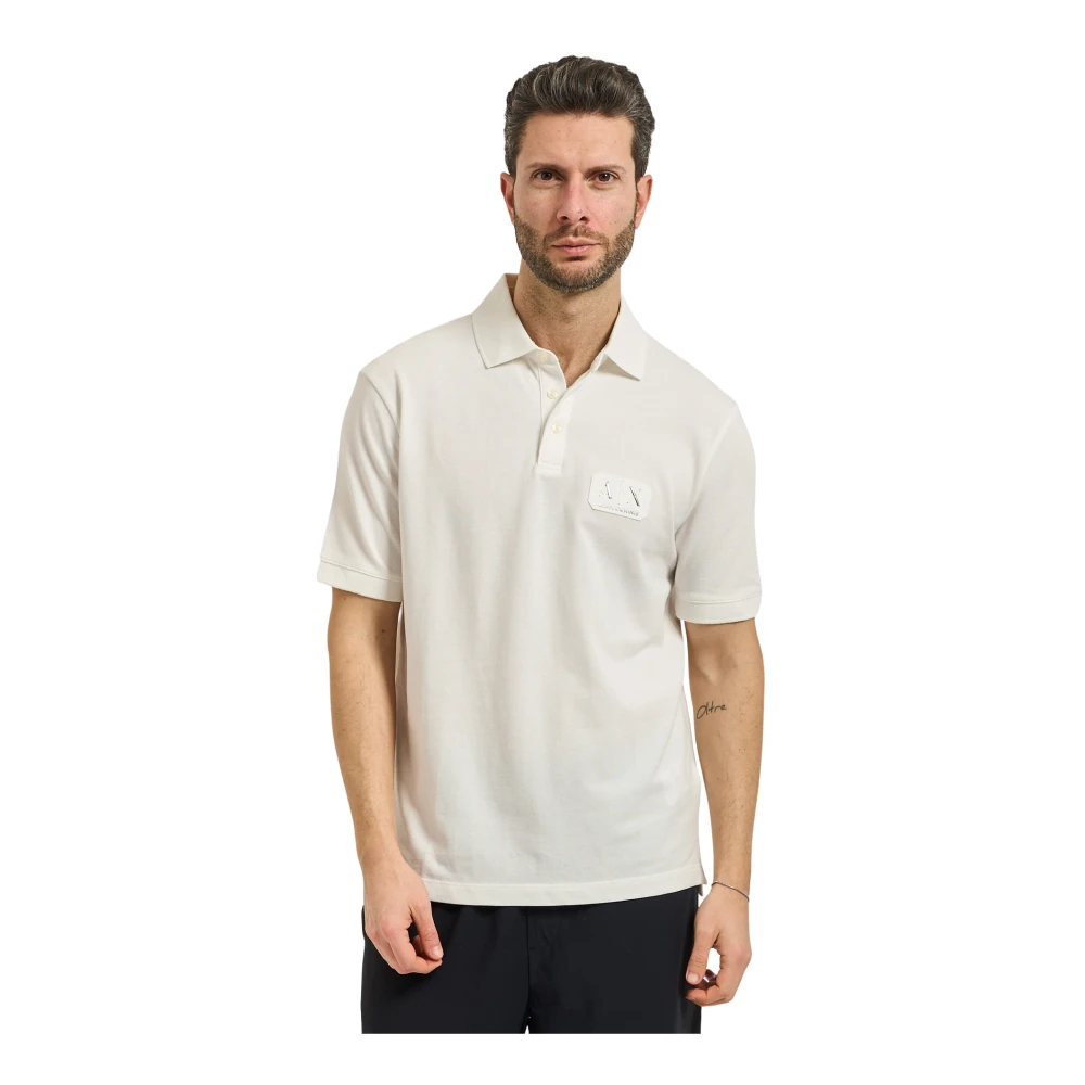 Armani Exchange Herren Weiß - Polo Shirt - Tops - 2XL