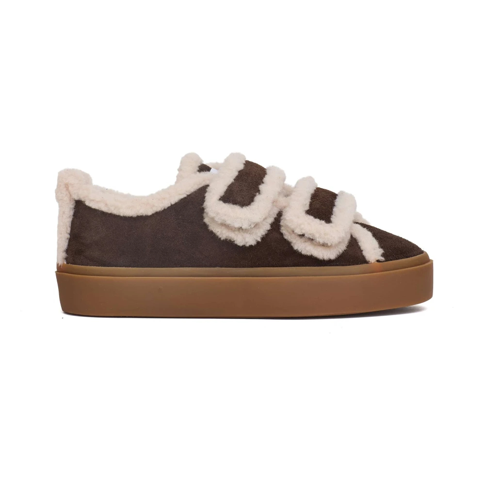 Inuikii - Shearling Low Velcro - Shoes - Damen - Braun - 39 Eu - Bild 5