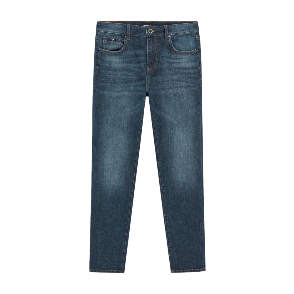 Gas Herren Blau - Albert Simple Slim Jeans - Jeans - W29