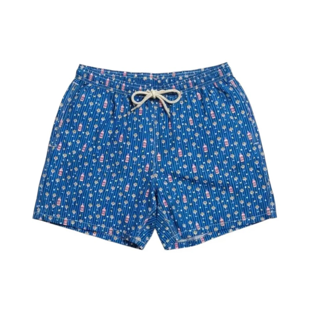 Mc2 Saint Barth Herren Blau - Gin Lover Stripes 1761 - Swimwear - Xl