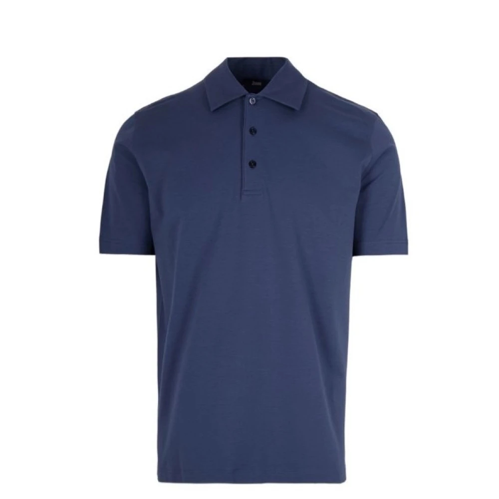 Herno Herren Blau - Jpl00142u Polo Shirt - Tops - Xl
