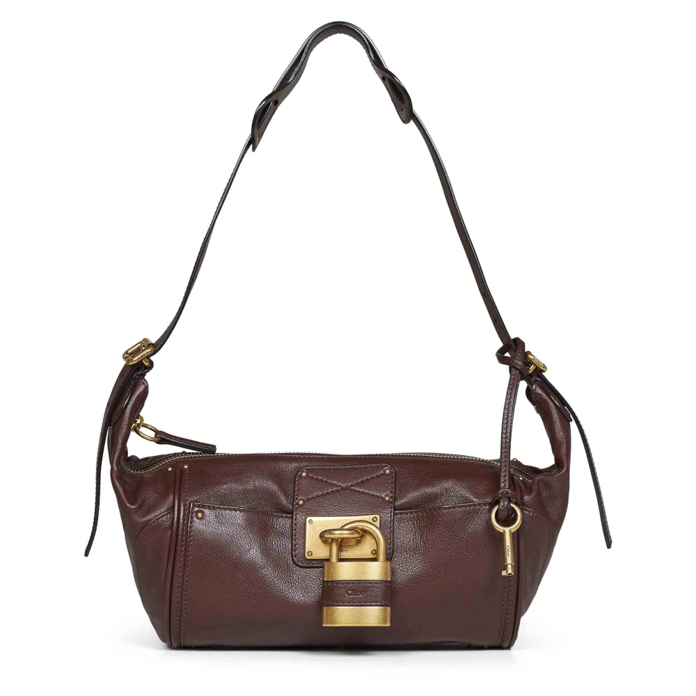 Chloé - Paddington Padlock Umhängetasche - Bags - Damen - Braun - One Size - Bild 7