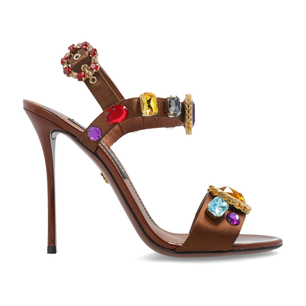 Dolce & Gabbana Damen Braun - Keira 2.0 Sandalen - Shoes - 36 Eu