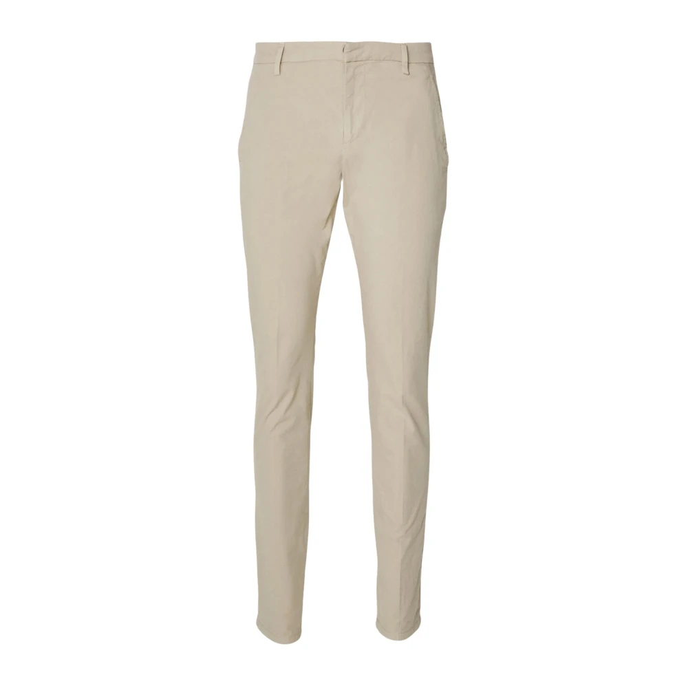 Dondup Herren Beige - Sch Leinenhose Mit Logo - Trousers - W32