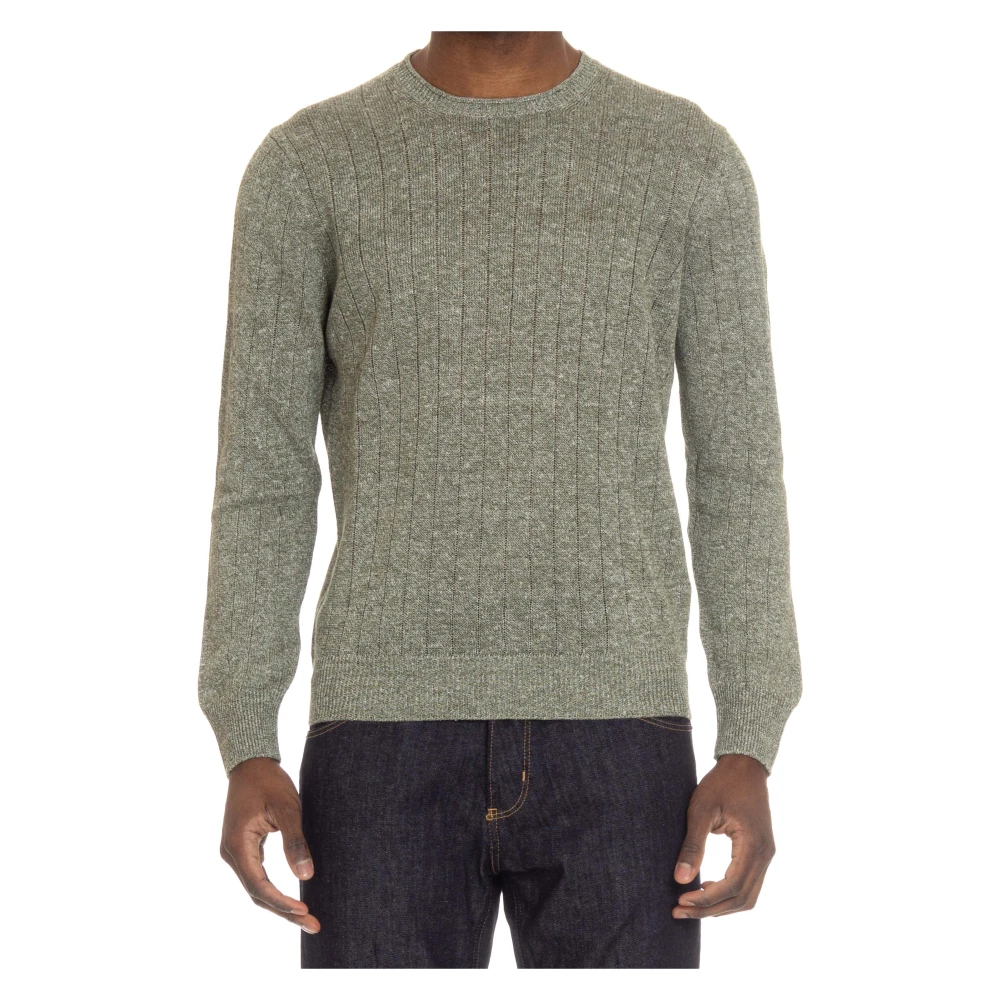 Gran Sasso Herren Grün - Round-Neck Strickwaren - Knitwear - 2XL