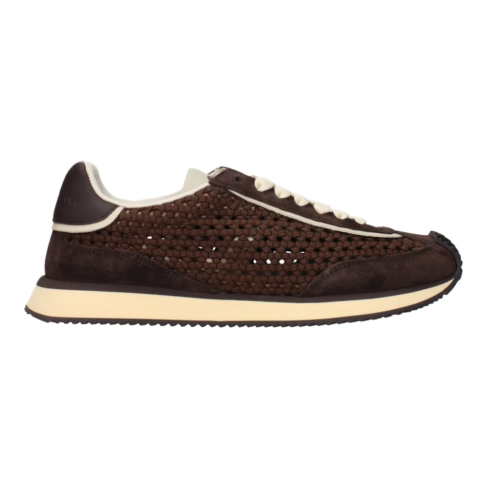 Dolce & Gabbana Herren Braun - Fabric Low Top Sneakers - Shoes - 41 Eu